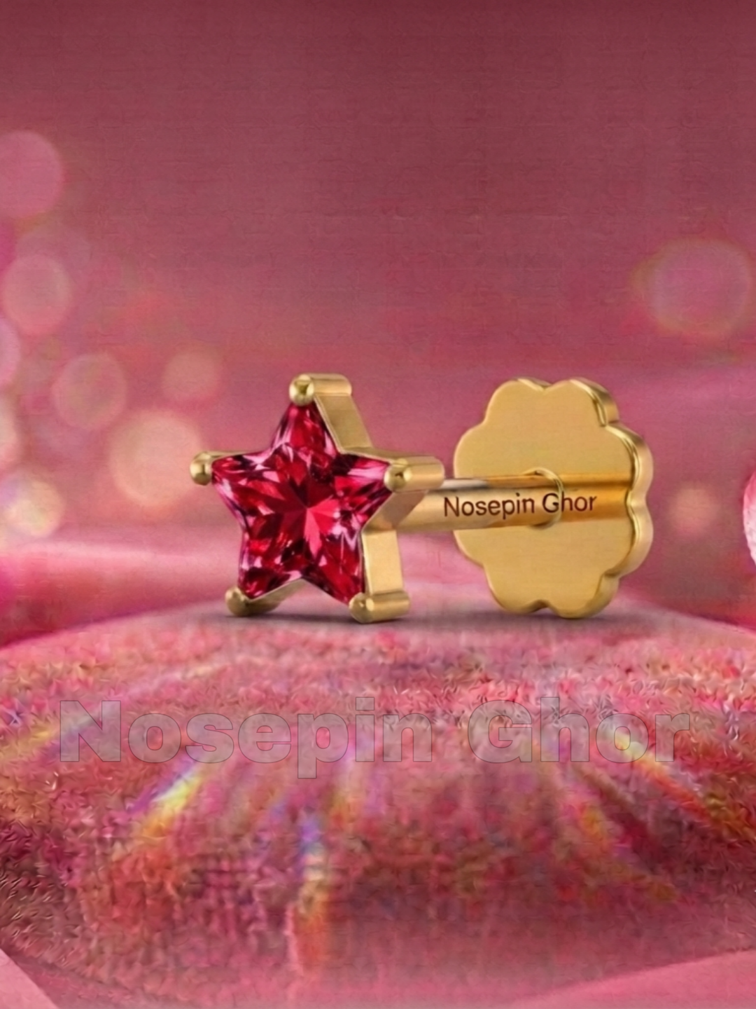 Star Diamond Curt Nosepine  (Star-R)