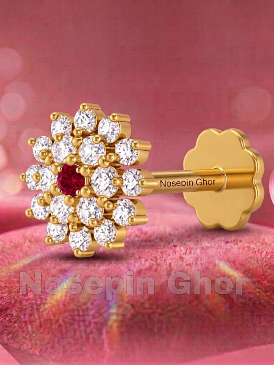 19 Stone Diamond Curt Nosepine  (R-19)
