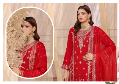 Premium Pakistani Embroidered Three Piece Suit for Women_img_0