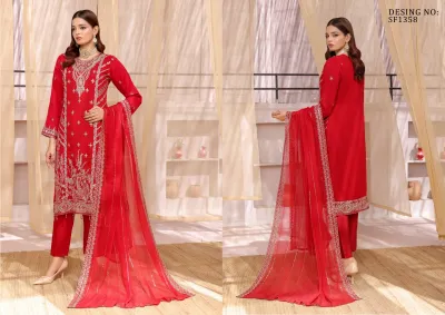 Premium Pakistani Embroidered Three Piece Suit for Women_img_1
