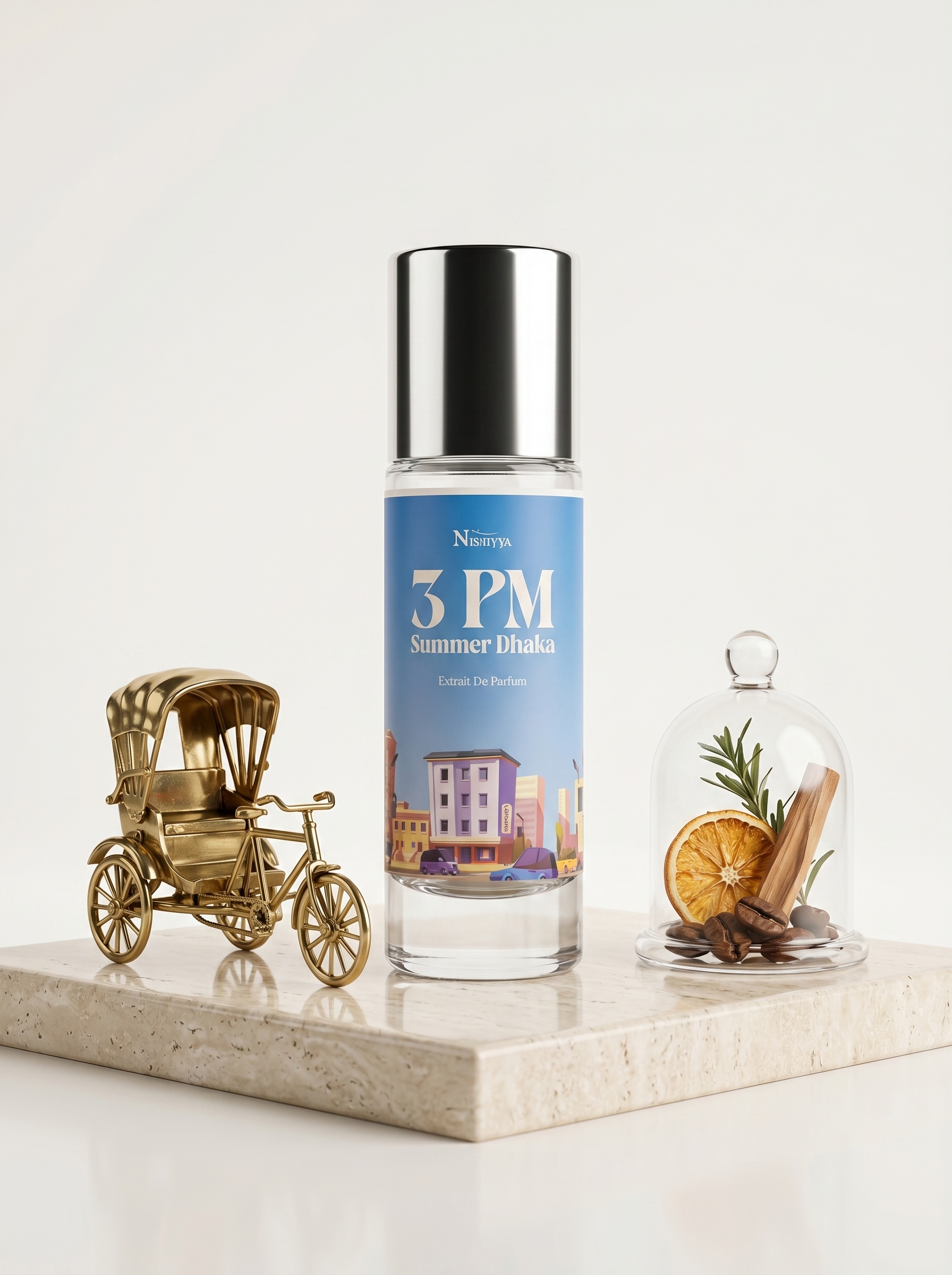 3PM Summer Dhaka — Pineapple Chypre Inspired Perfume | Long-Lasting Unisex Fragrance | 30ML
