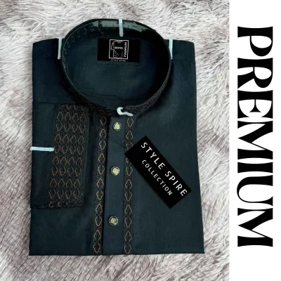 Premium Slim Fit Semi-Formal Panjabi_img_1