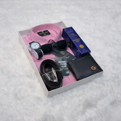 Pink Shirt Gift Combo For Men_img_0