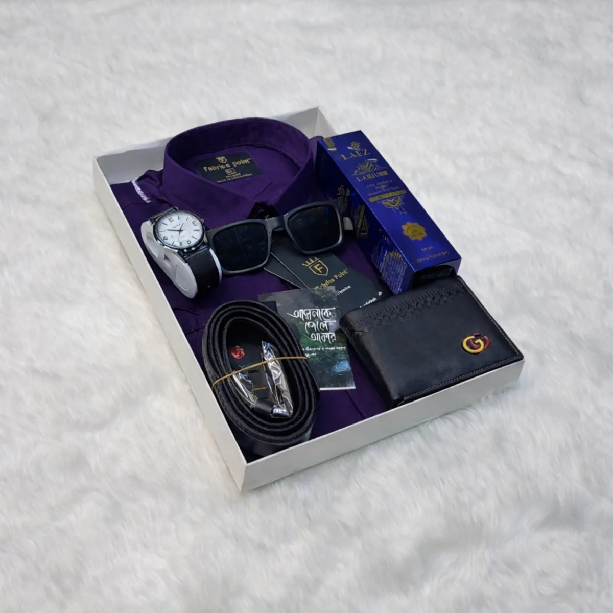 Purple Shirt Gift Combo For Men