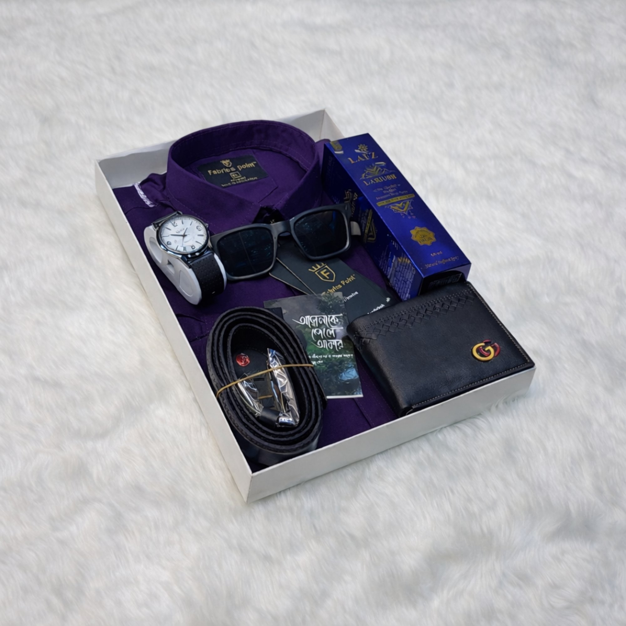 Purple Shirt Gift Combo For Men