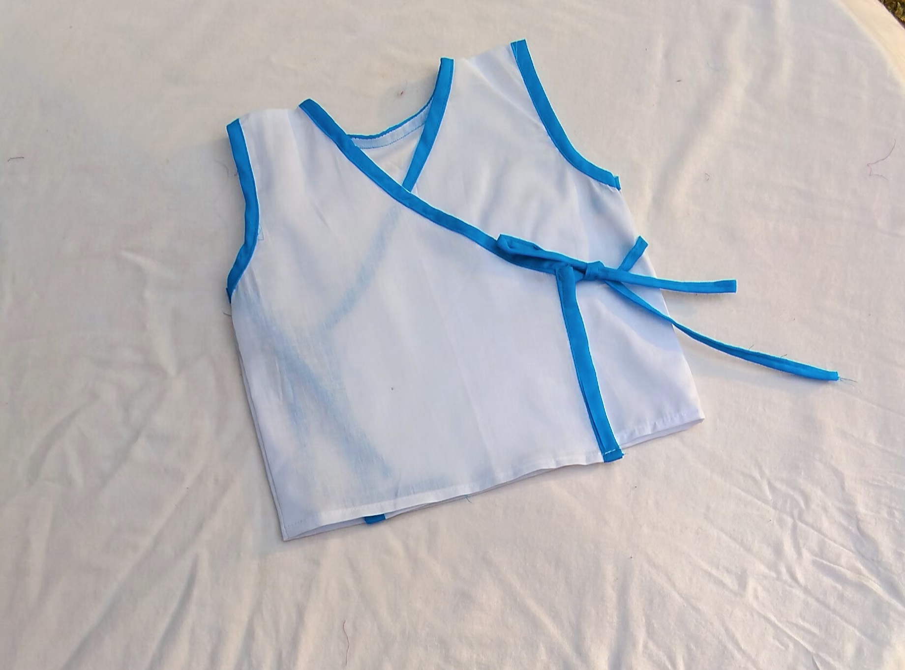 Sleeveless kimono Nima (1pcs) for new born to five years(0-5 yrs) boy, girl or unisex type baby dress_img_0