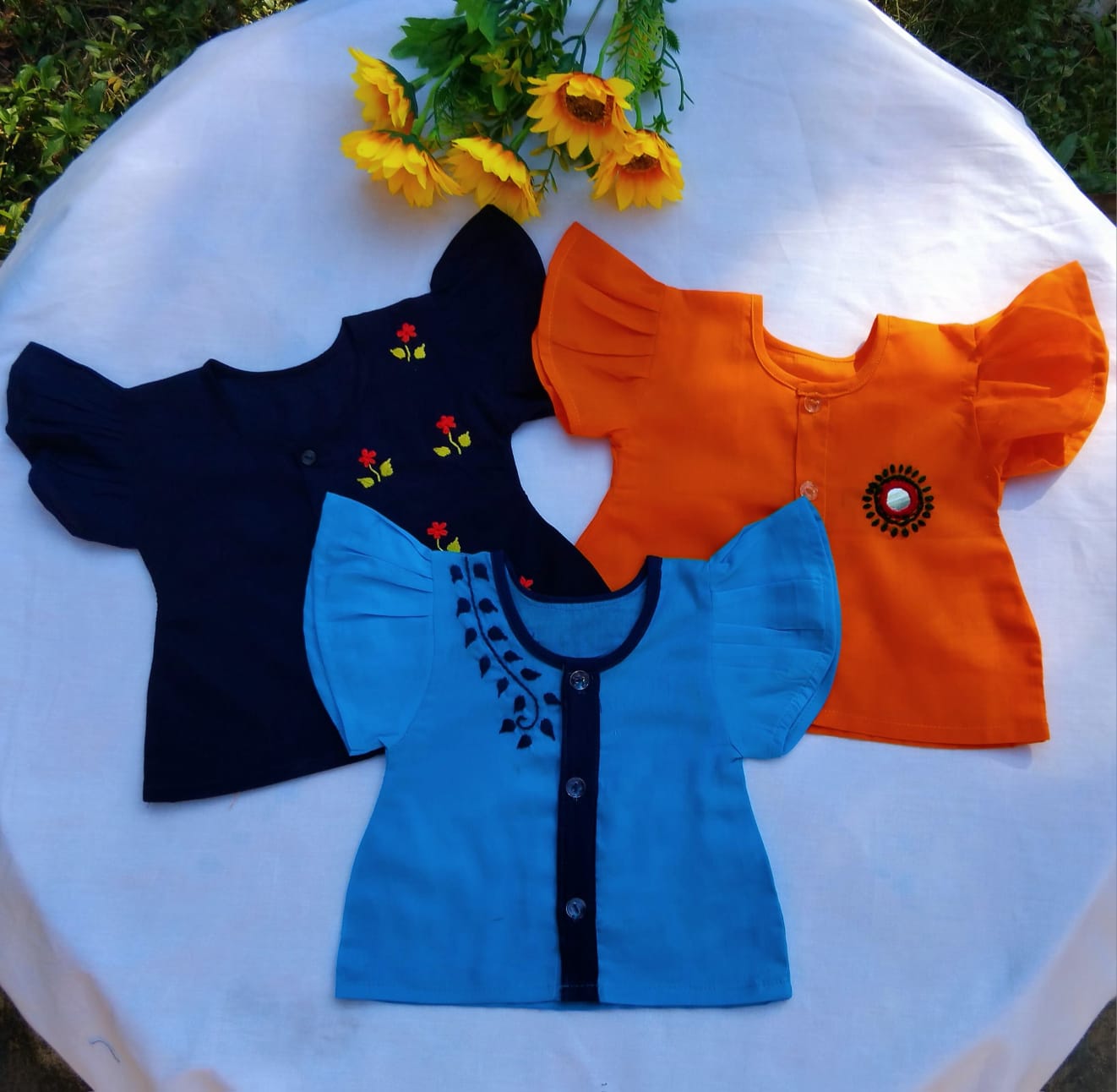Girls Half Sleeve Cotton Nima (3 set combo)(কুচিহাতা নিমা)  for Baby Girl | BabyHome (Copy)_img_0