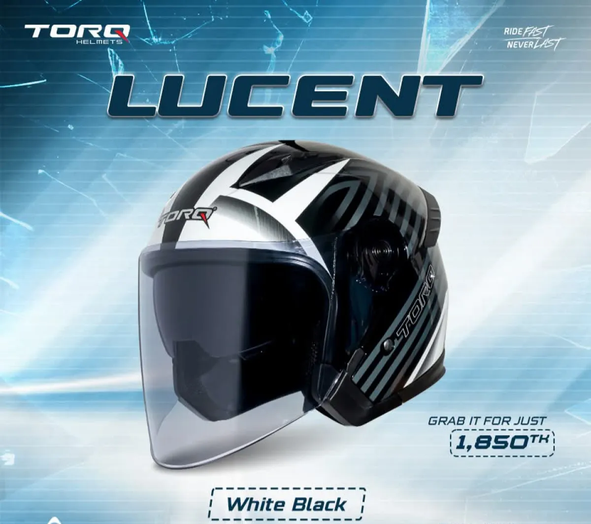 Torq Atom Lucent White Black