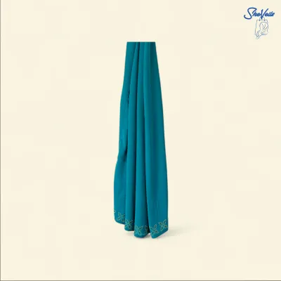 SheVeils Aqua Noor Abaya (Dubai Cherry | DMC Stone | With Hijab)_img_2