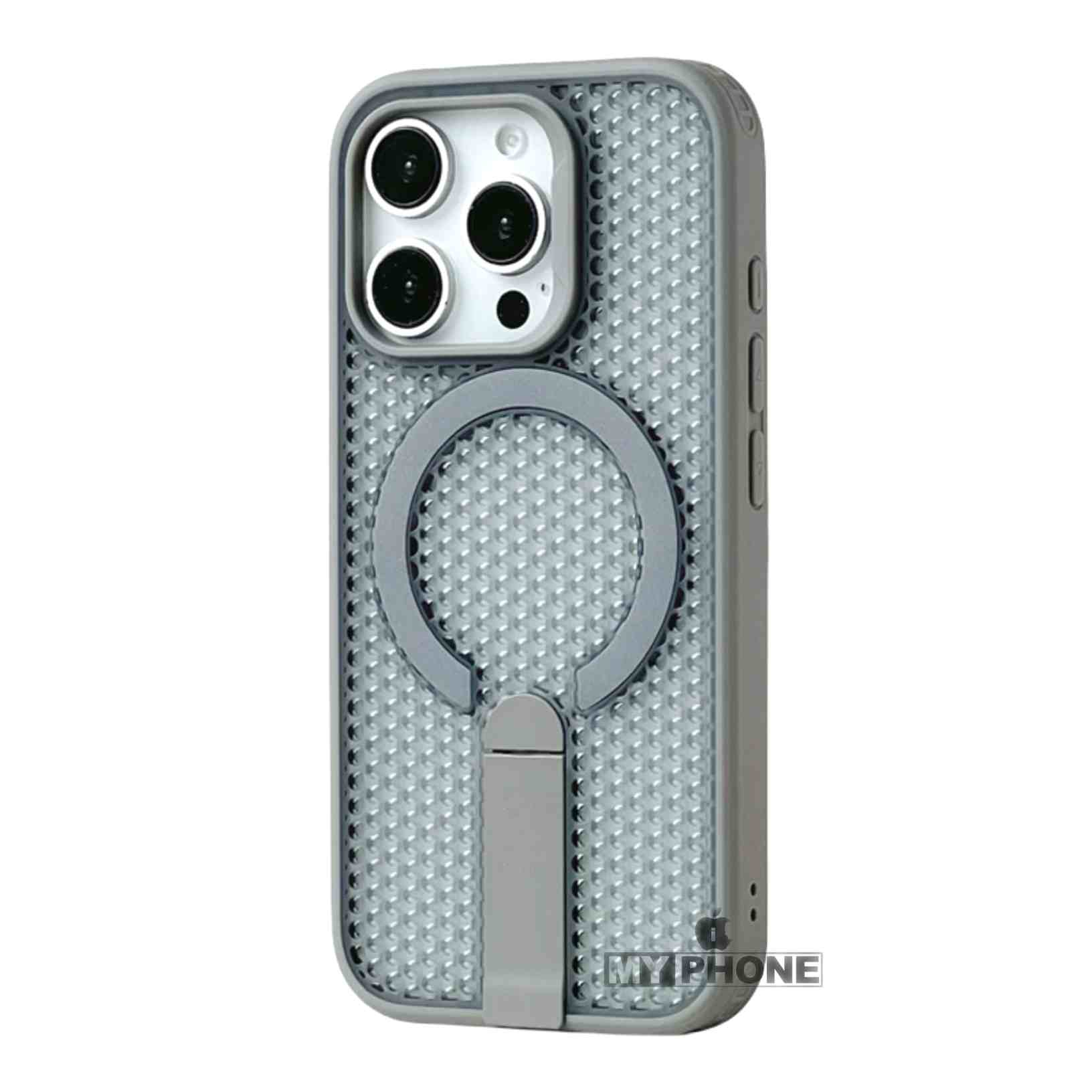 Luxury MagSafe Heat Dissipation Case with Built-in Kickstand for iPhone_img_4