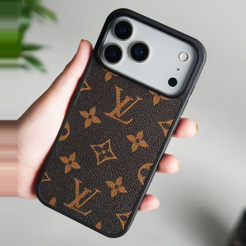 Premium Monogram Edition Leather Texture Case for iPhone 17 Pro Max_img_2