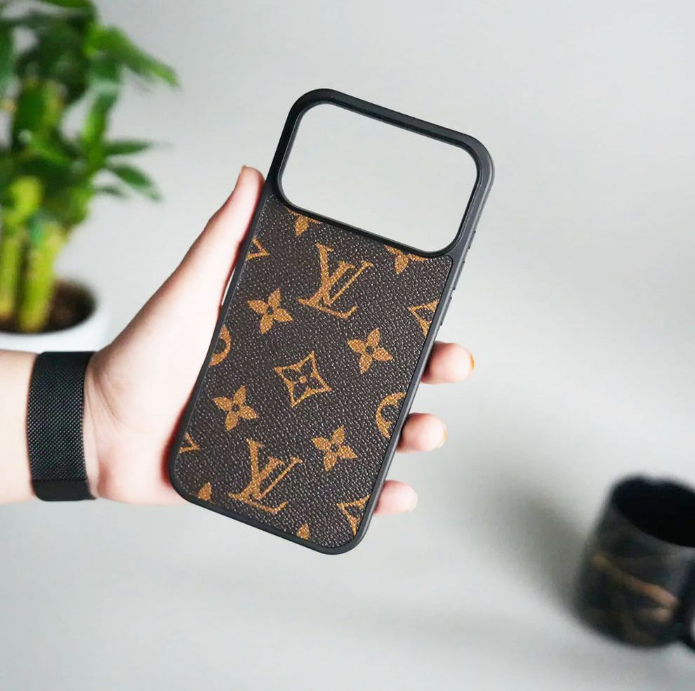 Premium Monogram Edition Leather Texture Case for iPhone 17 Pro Max_img_4