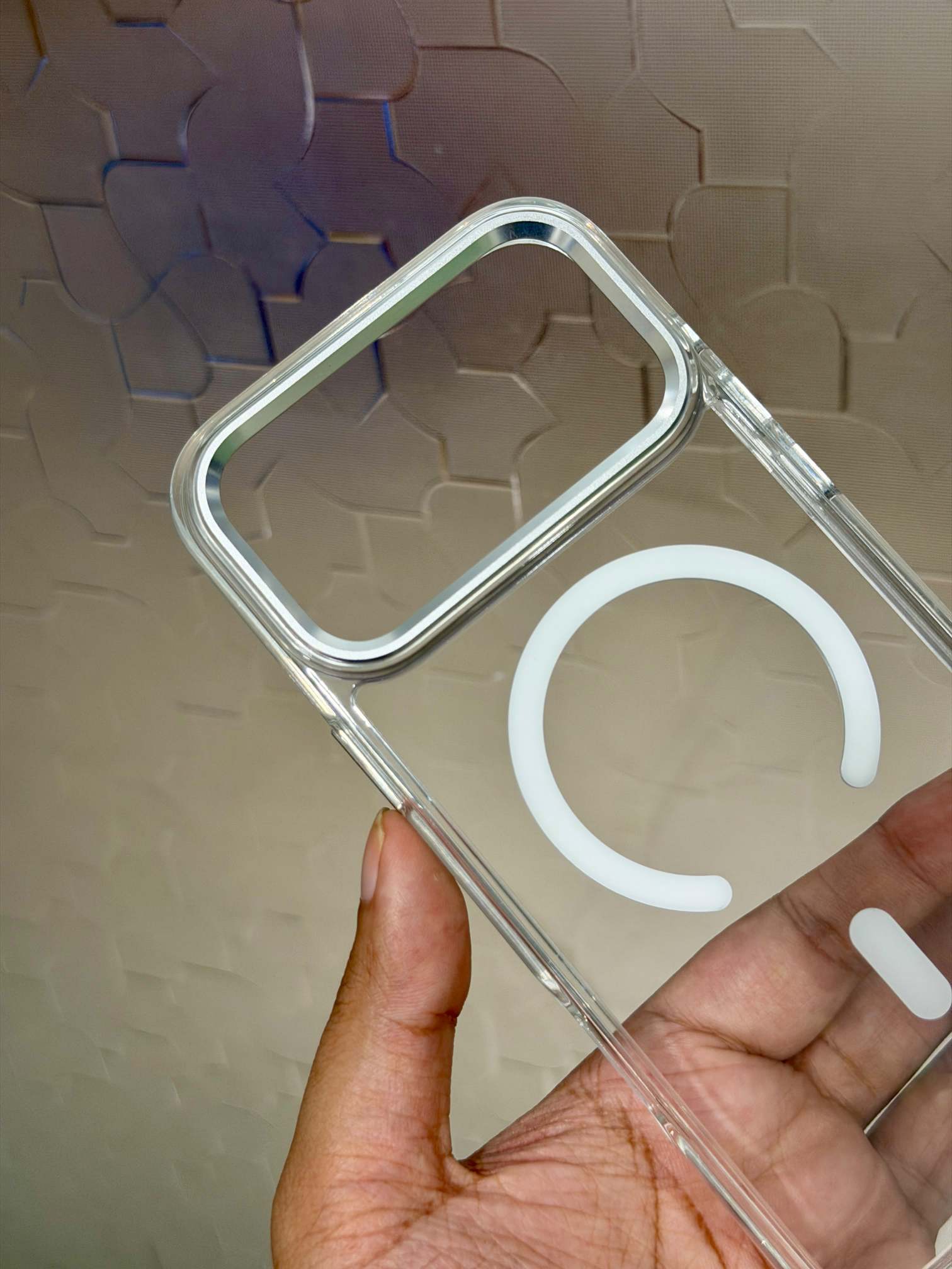 Luxury Clear MagSafe Case - Metal Camera Bumper & Metallic Buttons Edition for iPhone_img_6