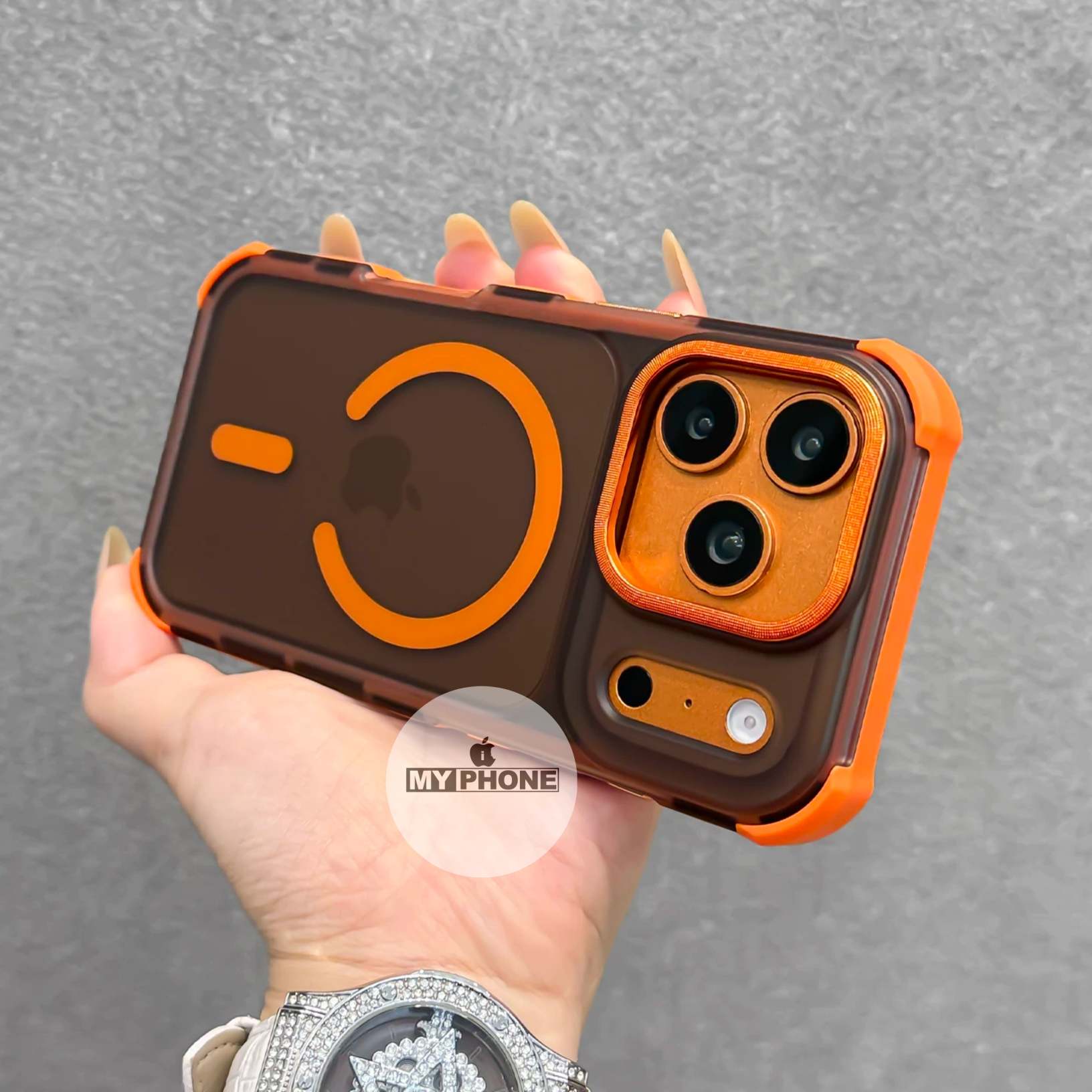 Heavy Duty Drop Protection Matte iPhone Case with Camera Slider & MagSafe_img_2