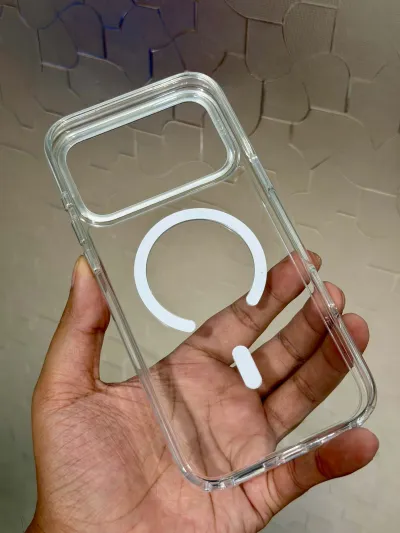 Luxury Clear MagSafe Case - Metal Camera Bumper & Metallic Buttons Edition for iPhone_img_5
