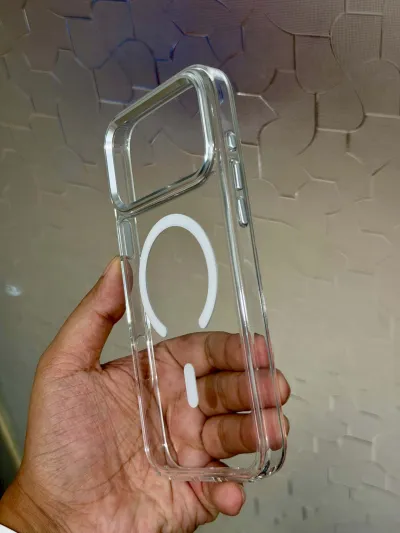 Luxury Clear MagSafe Case - Metal Camera Bumper & Metallic Buttons Edition for iPhone_img_4