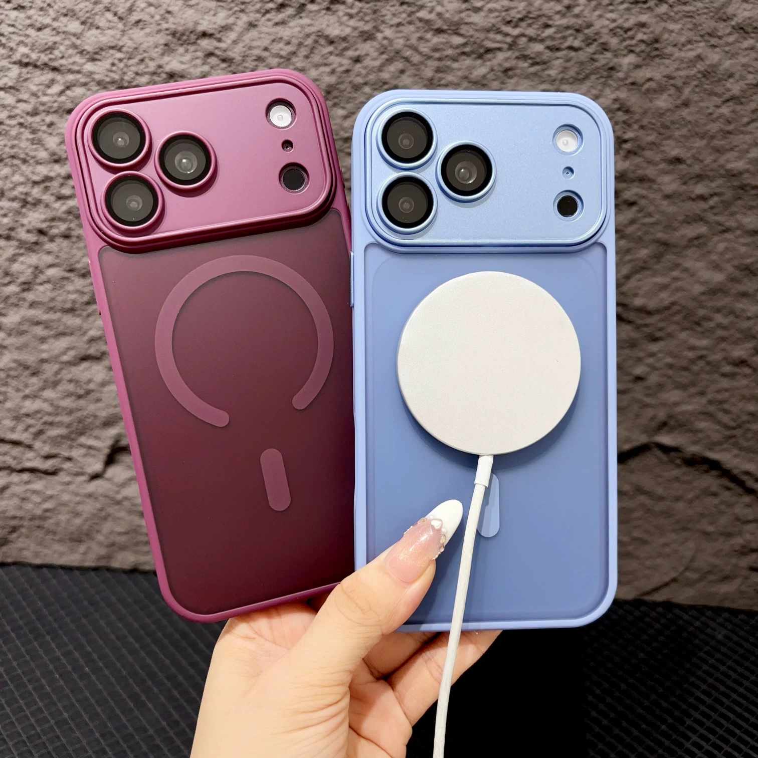 Matte Magnetic Full Camera Protection iPhone Case - Premium Quality & Elegant Look iPhone 18 Pro Max Cover