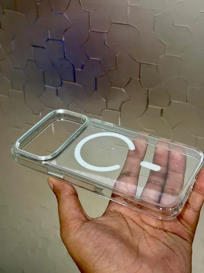 Luxury Clear MagSafe Case - Metal Camera Bumper & Metallic Buttons Edition for iPhone_img_2
