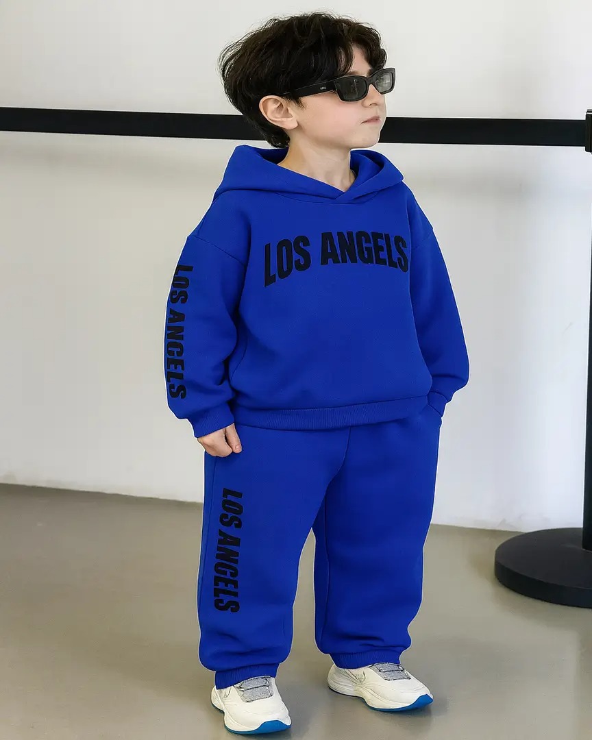 Premium Kids Winter Hoodie & Pant Set – 100% Cotton | 280–300 GSM