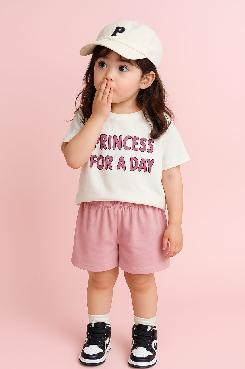 Exclusive Baby printed Tee and pant set (Exported)