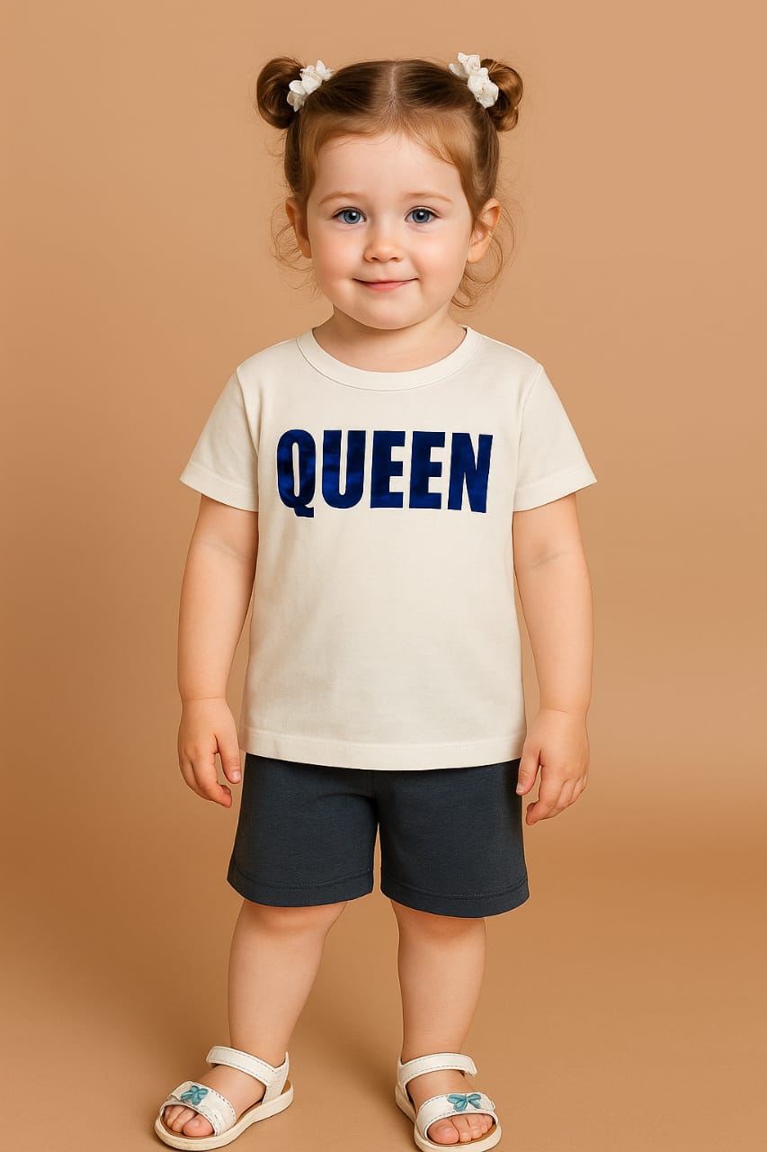 Exclusive Baby printed Tee and pant set (Exported)
