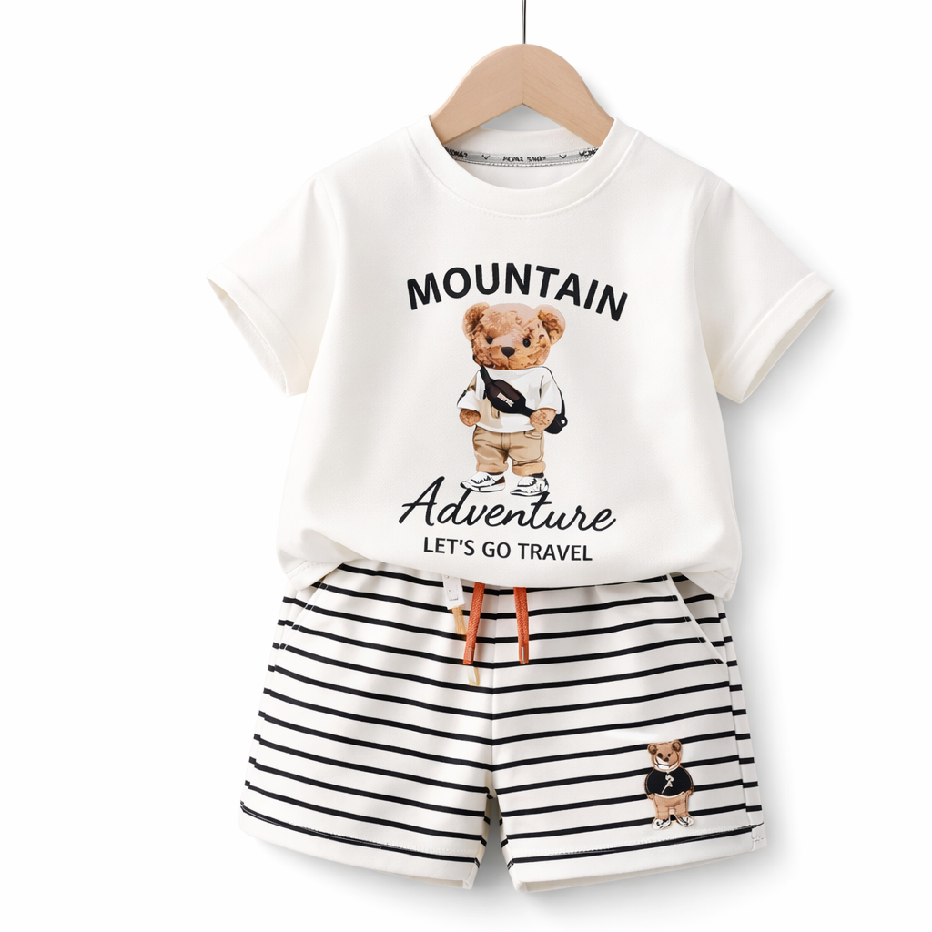 Exclusive Baby printed Tee and pant set