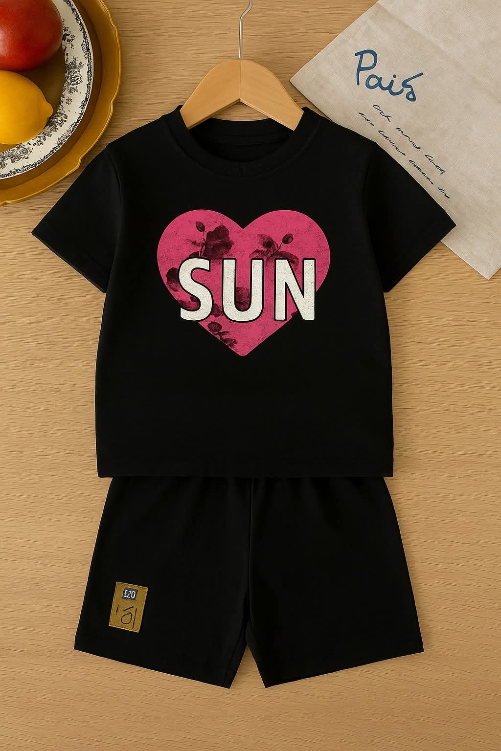Exclusive Baby printed Tee and pant set (Exported)