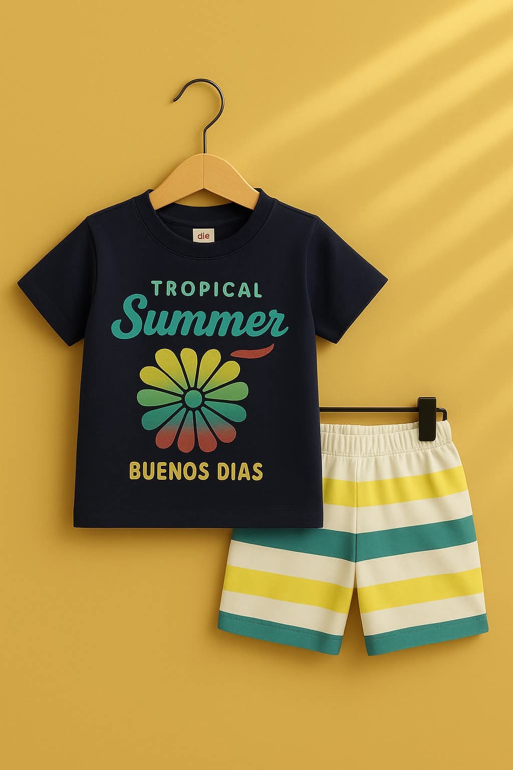 Exclusive Baby printed Tee and pant set (Exported)