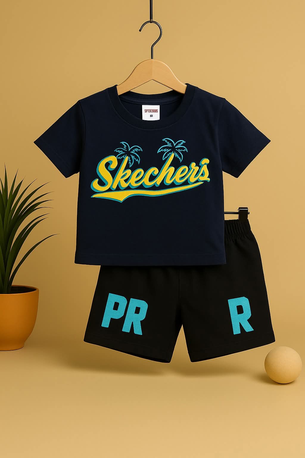 Exclusive Baby printed Tee and pant set (Exported)
