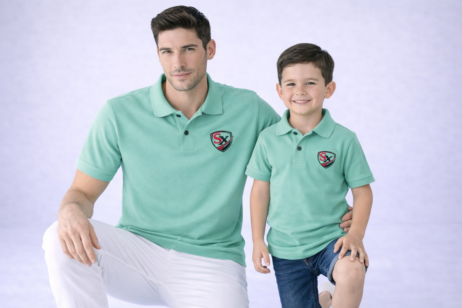 Premium Father–Son Matching Polo Set 👕