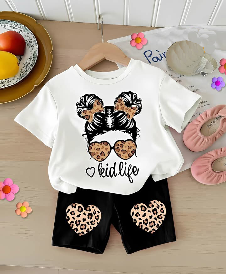 Exclusive Baby printed Tee and pant set thumbnail 2