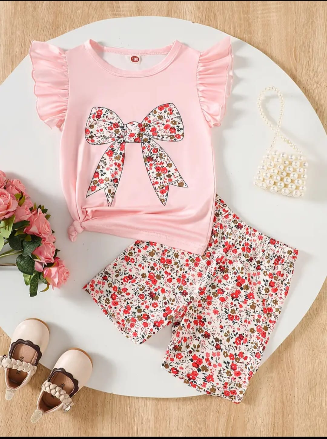 Exclusive Baby printed Tee and pant set thumbnail 2