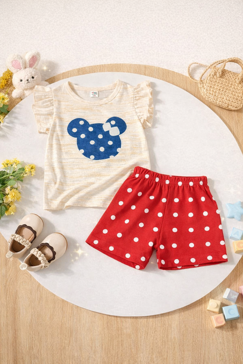 Exclusive Baby printed Tee and pant set thumbnail 2