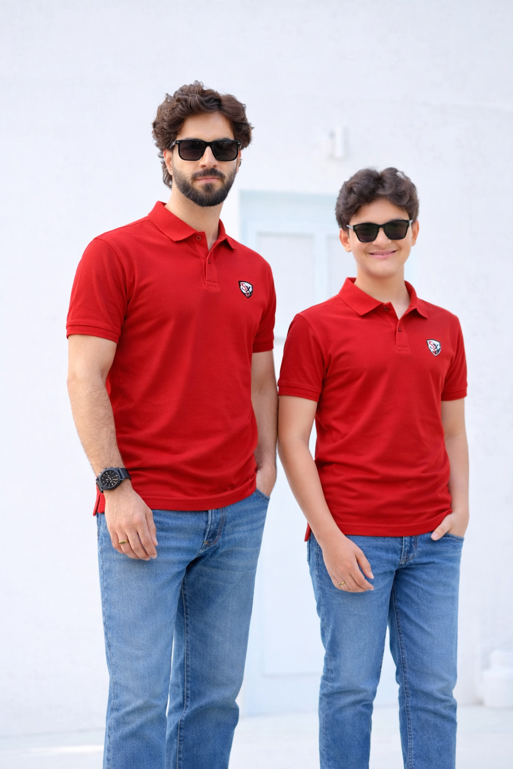 Premium Father–Son Matching Polo Set 👕