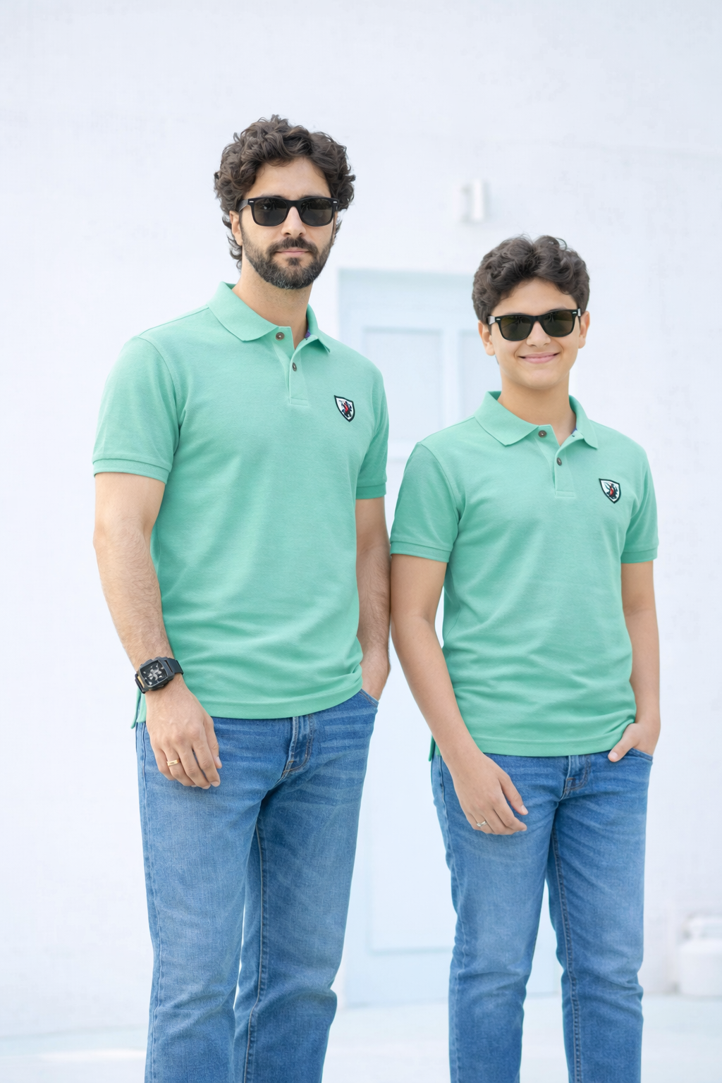 Premium Father–Son Matching Polo Set 👕