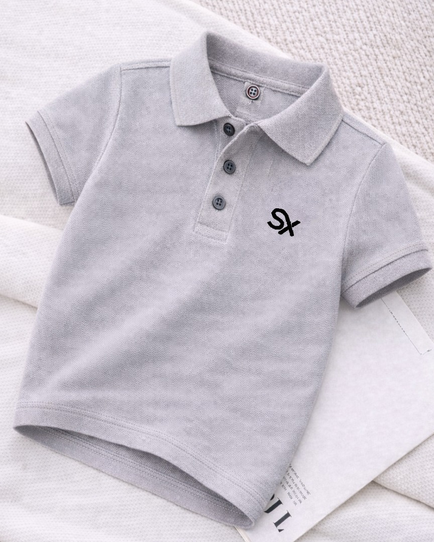 KIDS PREMIUM SOLID POLO