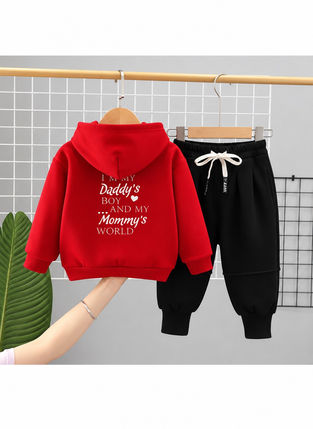 Premium Kids Winter Hoodie & Pant Set – 100% Cotton | 280–300 GSM