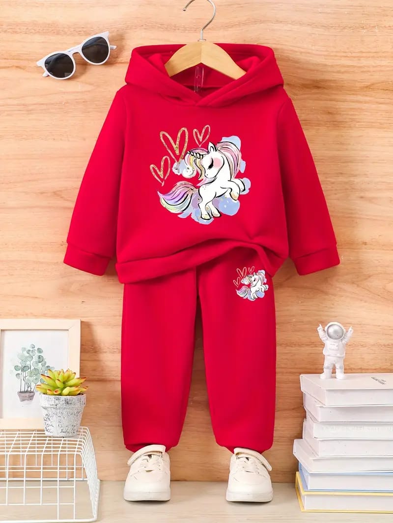 Premium Kids Winter Hoodie & Pant Set – 100% Cotton | 280–300 GSM