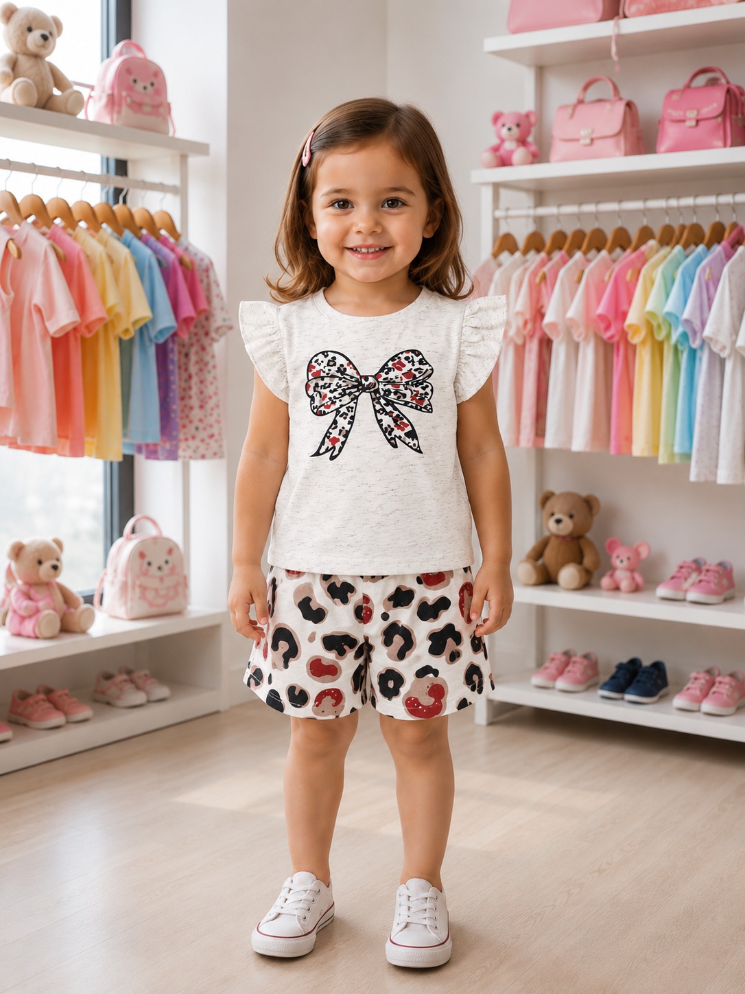 Exclusive Baby printed Tee and pant set