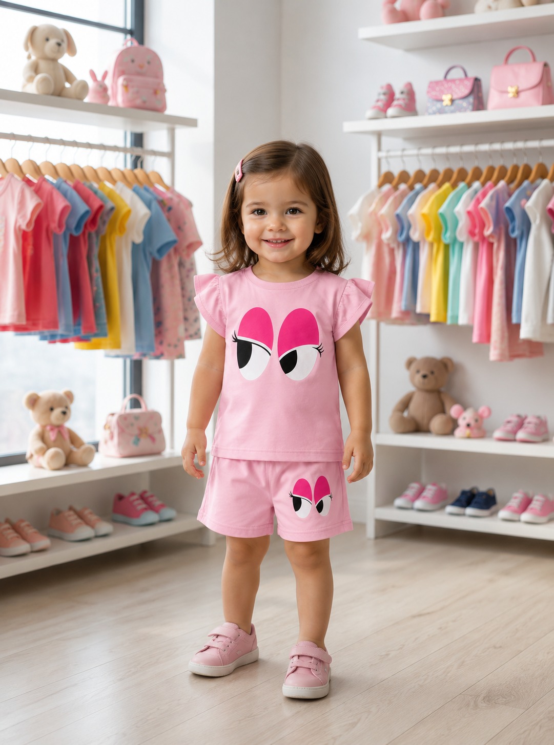 Exclusive Baby printed Tee and pant set