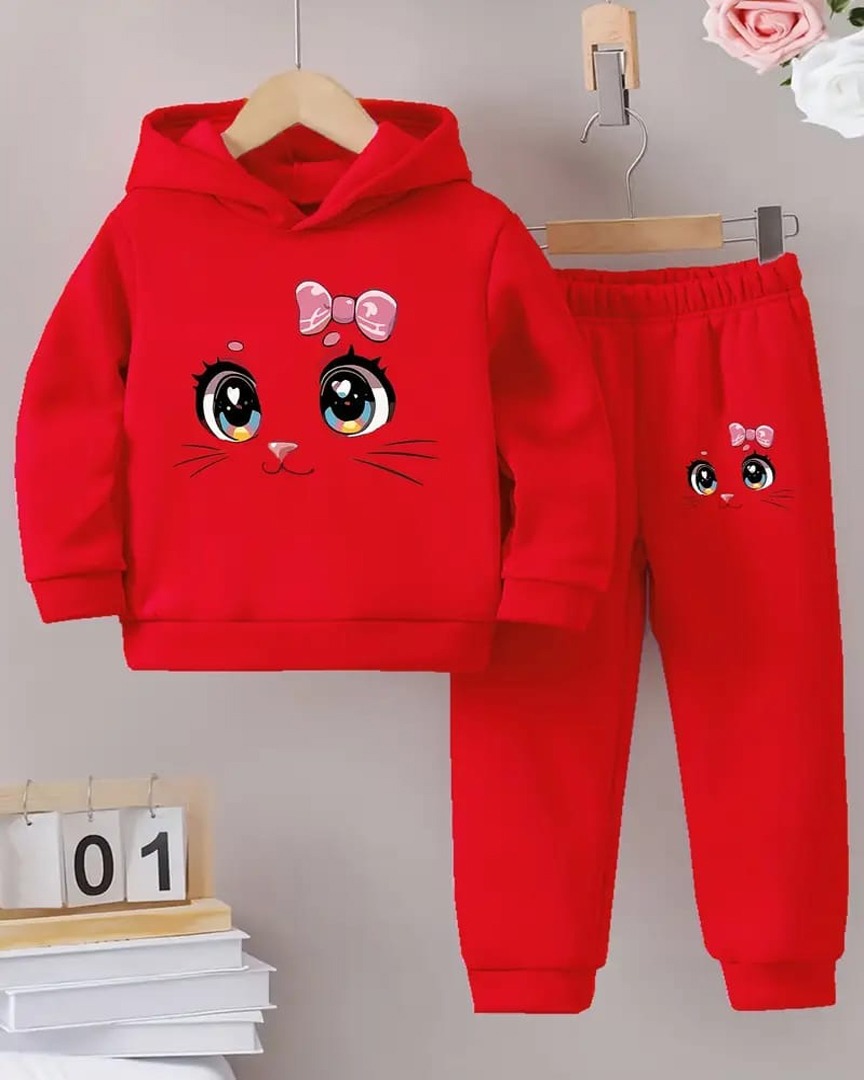 Premium Kids Winter Hoodie & Pant Set – 100% Cotton | 280–300 GSM
