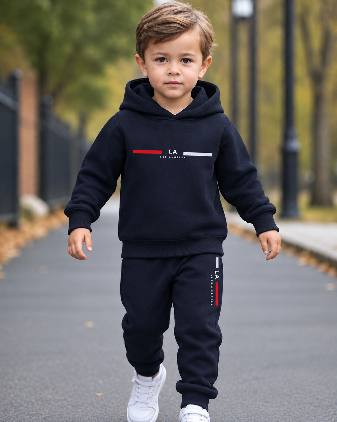 Premium Kids Winter Hoodie & Pant Set – 100% Cotton | 280–300 GSM