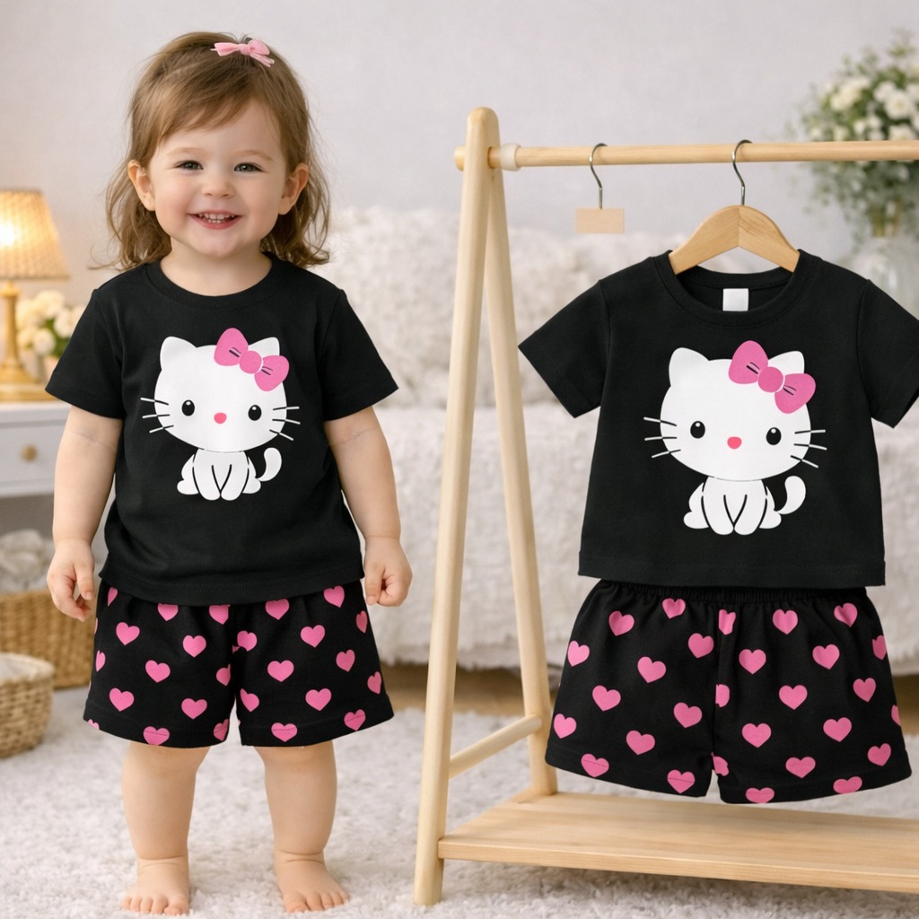 Exclusive Baby printed Tee and pant set