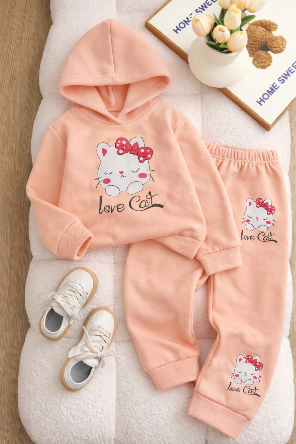 Premium Kids Winter Hoodie & Pant Set – 100% Cotton | 280–300 GSM
