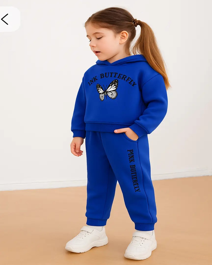 Premium Kids Winter Hoodie & Pant Set – 100% Cotton | 280–300 GSM