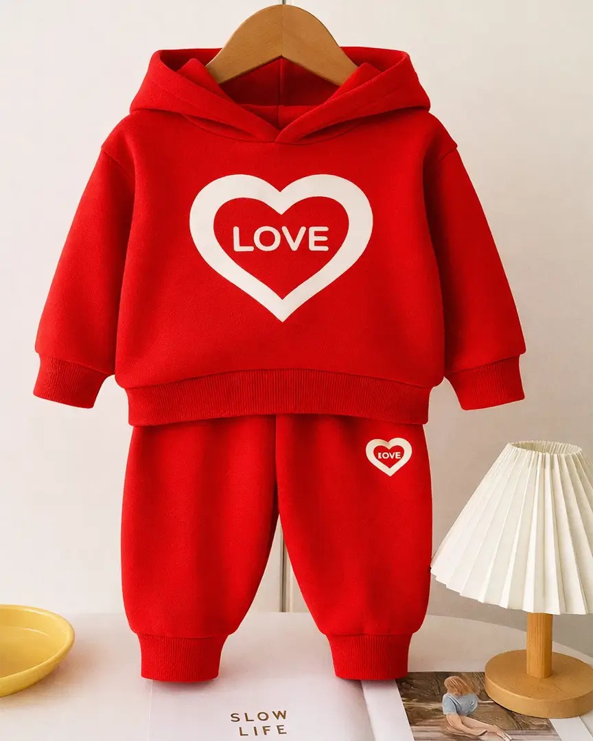 Premium Kids Winter Hoodie & Pant Set – 100% Cotton | 280–300 GSM