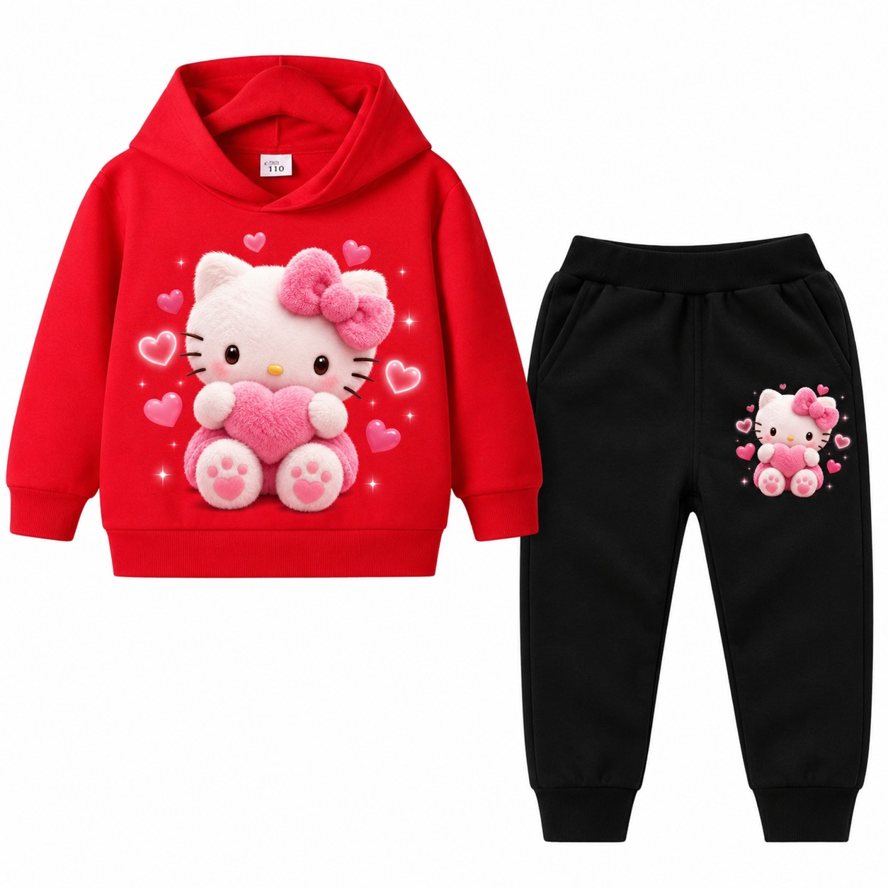 Premium Kids Winter Hoodie & Pant Set – 100% Cotton | 280–300 GSM