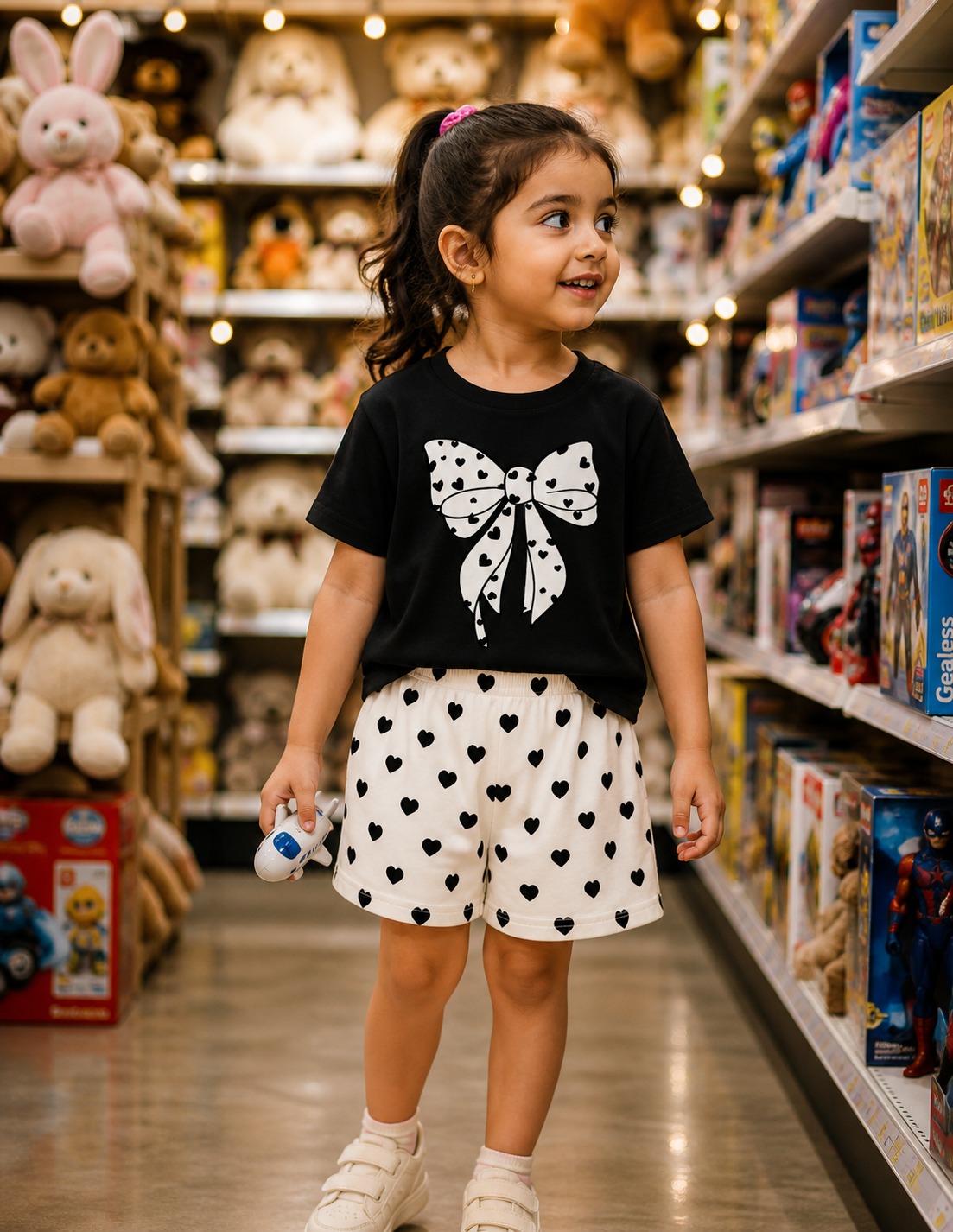 Exclusive Baby printed Tee and pant set