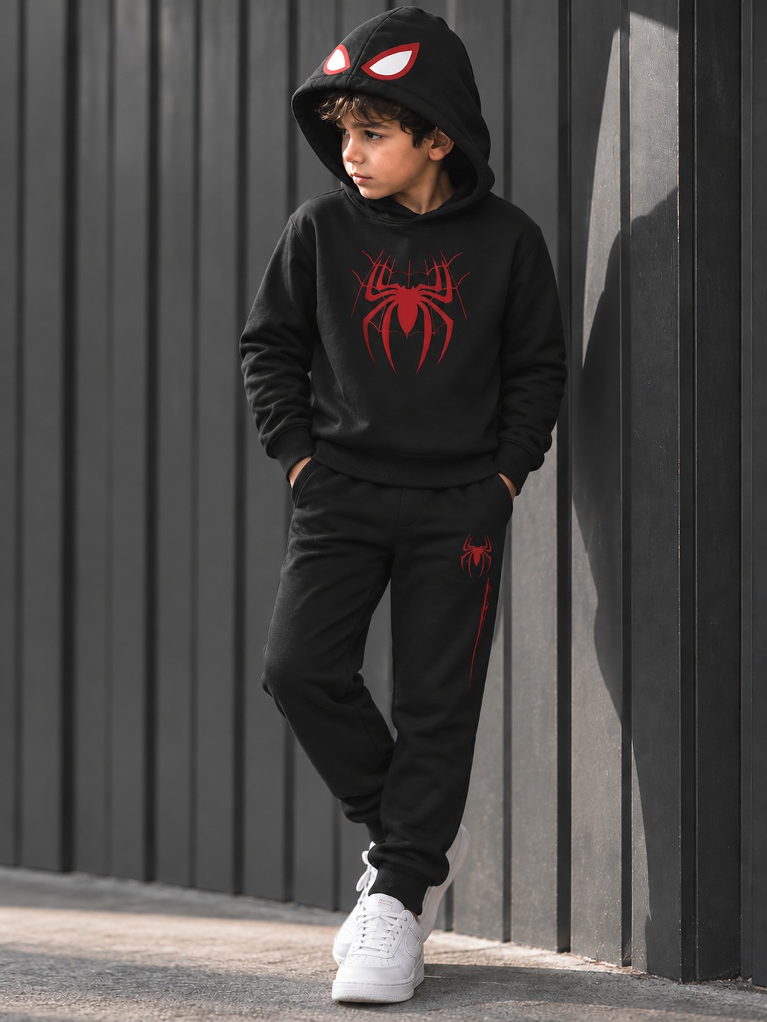 Premium Kids Winter Hoodie & Pant Set – 100% Cotton | 280–300 GSM