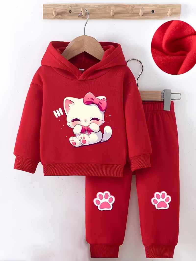 Premium Kids Winter Hoodie & Pant Set – 100% Cotton | 280–300 GSM